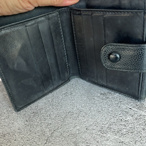 Chanel caviar black wallet small - Picture 3 of 6